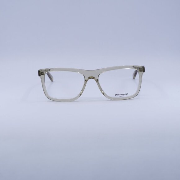 🕶️ New Saint Laurent SL481 003 Eyeglasses - Transparent Yellow Frame 55mm - Picture 4 of 11
